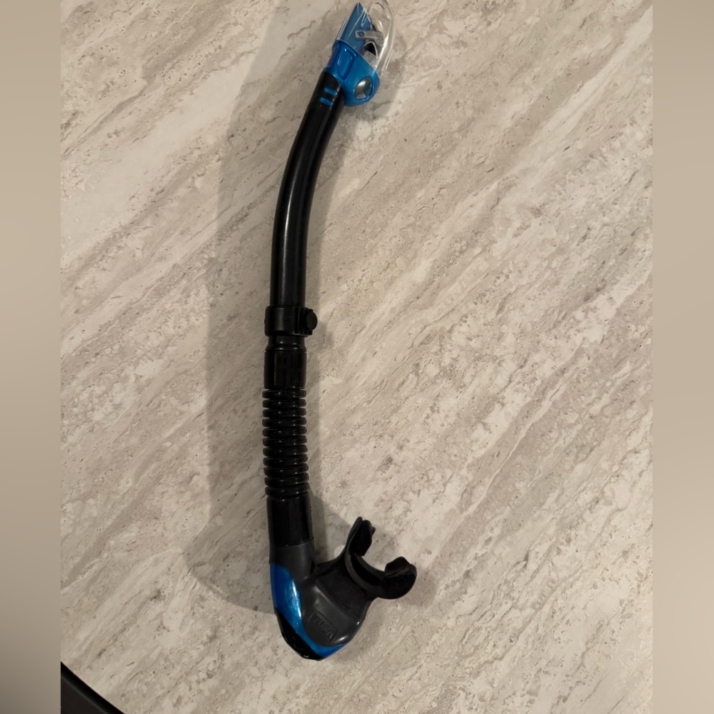 Tusa Blue and Black Snorkel